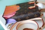 Louis Vuitton LV x YK Petit Sac Plat Brown For Women 5.5n/14cm M82112 - Image 4