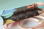 Louis Vuitton LV x YK Petit Sac Plat Brown For Women 5.5n/14cm M82112 - Image 5