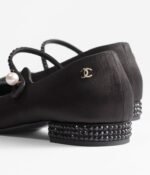 Chanel Mary Janes Black For Women G45877 B17831 94305 - Image 3