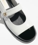 Chanel Mary Janes White And Black For Women - G45280 B15786 NT981 - Image 2