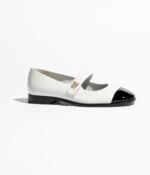 Chanel Mary Janes White And Black For Women - G45280 B15786 NT981 - Image 4