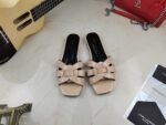 Saint Laurent Women's Tribute Flat Mules Beige For Women YSL 571952B8I009935 - Image 3