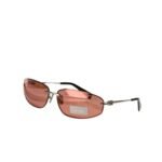 Miu Miu Sporty Logo Shield Sunglasses Pink Lens
