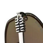 Miu Miu Sporty Sunglasses Blue To Purple Mirrored Lenses - Image 3