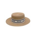 Miu Miu Straw Hat In Raffia Brown For Women 57cm/22.4in