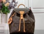 Louis Vuitton Montsouris Backpack Beige For Women 11.8in/ 30cm M45501 - Image 2