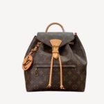 Louis Vuitton Montsouris Backpack Beige For Women 11.8in/ 30cm M45501