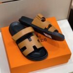 Hermes Takara Sandals Brown For Men - Image 2