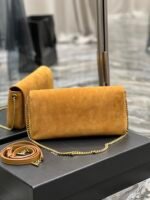 Saint Laurent Kate 99 Chain Bag With Tassel Brown - Image 4