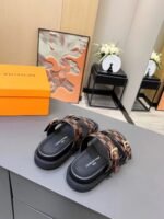 Louis Vuitton Women's Bom Dia Flat Mule Brown For Women LV - Image 5