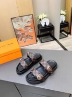 Louis Vuitton Women's Bom Dia Flat Mule Brown For Women LV - Image 2