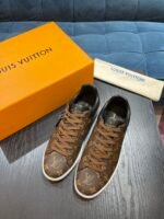 Louis Vuittion Luxembourg Sneaker Brown For Men LV 1A4PAF