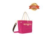 [True-to-ORIGINAL] Louis Vuitton Neverfull Bandouliere Inside Out MM Tote Bag 12.2in/ 31cm Rose Gold Hardware For Women M12257 - Image 4
