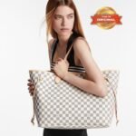 [True-to-ORIGINAL] Louis Vuitton Neverfull GM Tote Bag Damier Azur Canvas Beige For Women 39cm/15.4in N40602 - Image 2