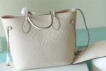Louis Vuitton Neverfull MM Tote Bag Beige 12.2in/ 31cm Gold Hardware For Women M46676 - Image 4