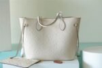 Louis Vuitton Neverfull MM Tote Bag Beige 12.2in/ 31cm Gold Hardware For Women M46676 - Image 3