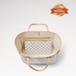 [True-to-ORIGINAL] Louis Vuitton Neverfull MM Tote Bag 12.2in/ 31cm Beige Bag Damier Azur Gold-Hardware For Women N41361 - Image 5