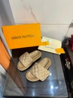 Louis Vuitton Women's Pool Pillow Comfort Flat Mule Brown For Women LV - Image 9
