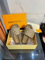 Louis Vuitton Women's Pool Pillow Comfort Flat Mule Brown For Women LV - Image 7