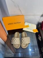 Louis Vuitton Women's Pool Pillow Comfort Flat Mule Brown For Women LV - Image 5