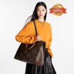 [True-to-ORIGINAL] Louis Vuitton OnTheGo GM Tote Bag 16.1in/ 41cm Brown Gold Hardware For Women M45320 - Image 2