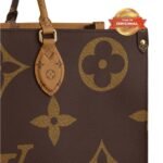 [True-to-ORIGINAL] Louis Vuitton OnTheGo GM Tote Bag 16.1in/ 41cm Brown Gold Hardware For Women M45320 - Image 6