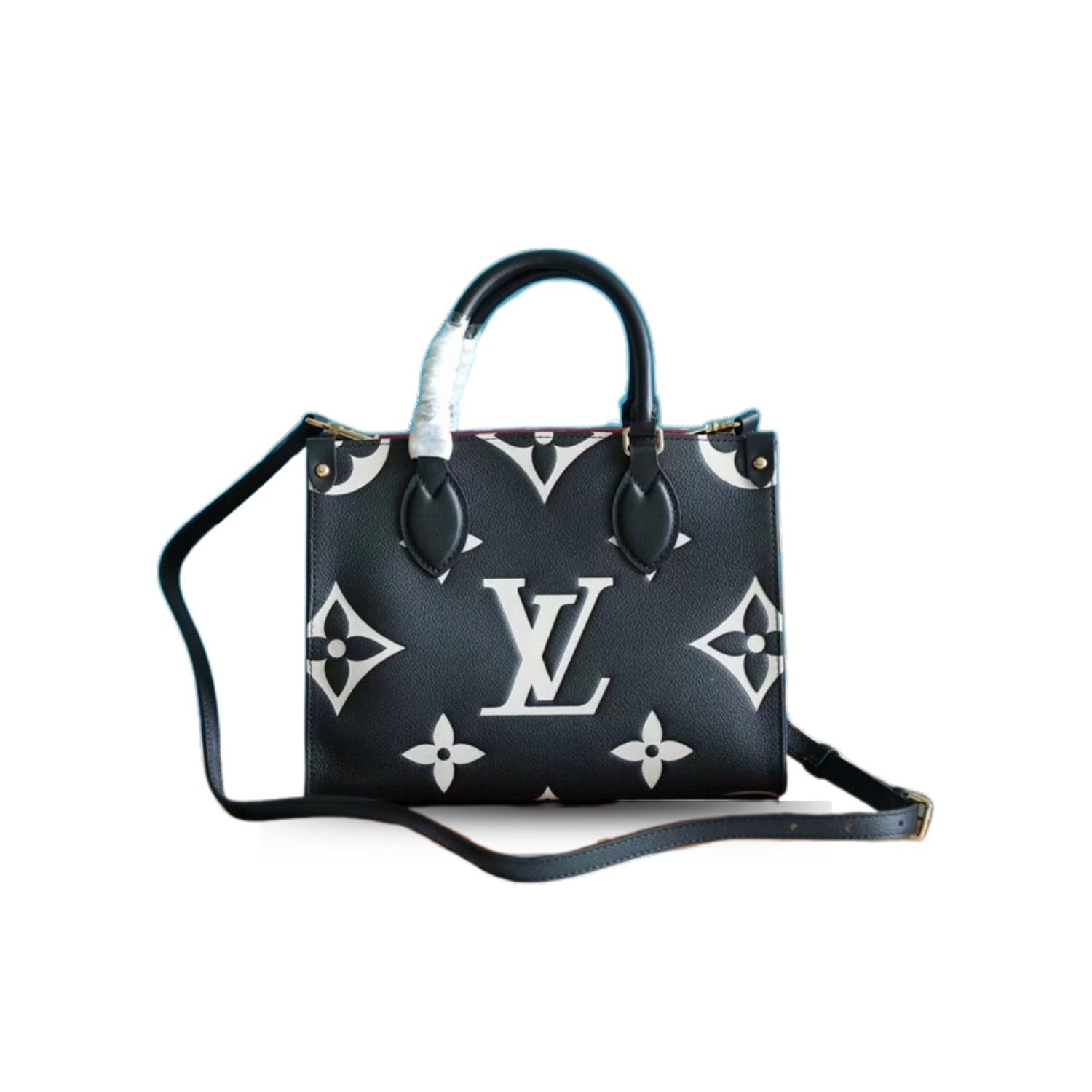 onthego-lv.jpg Louis Vuitton OnTheGo PM Tote Bag Black For Women 9.8in/25cm LV M45659 - Image 1