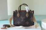 Louis Vuitton OnTheGo PM Tote Bag 9.8in/ 25cm Brown Gold Hardware For Women M46373 - Image 3