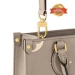 [True-to-ORIGINAL] Louis Vuitton OnTheGo PM Tote Bag 9.8in/ 25cm Monogram Empreinte Beige/ Cream For Women M45779 - Image 5