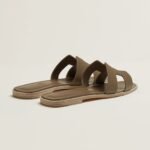 Hermes Oran Sandals Oran Khaki For Women H202272Z X3340 - Image 4