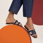Hermes Oran Sandals Bleu Brut For Women H241060Z 49340 - Image 2