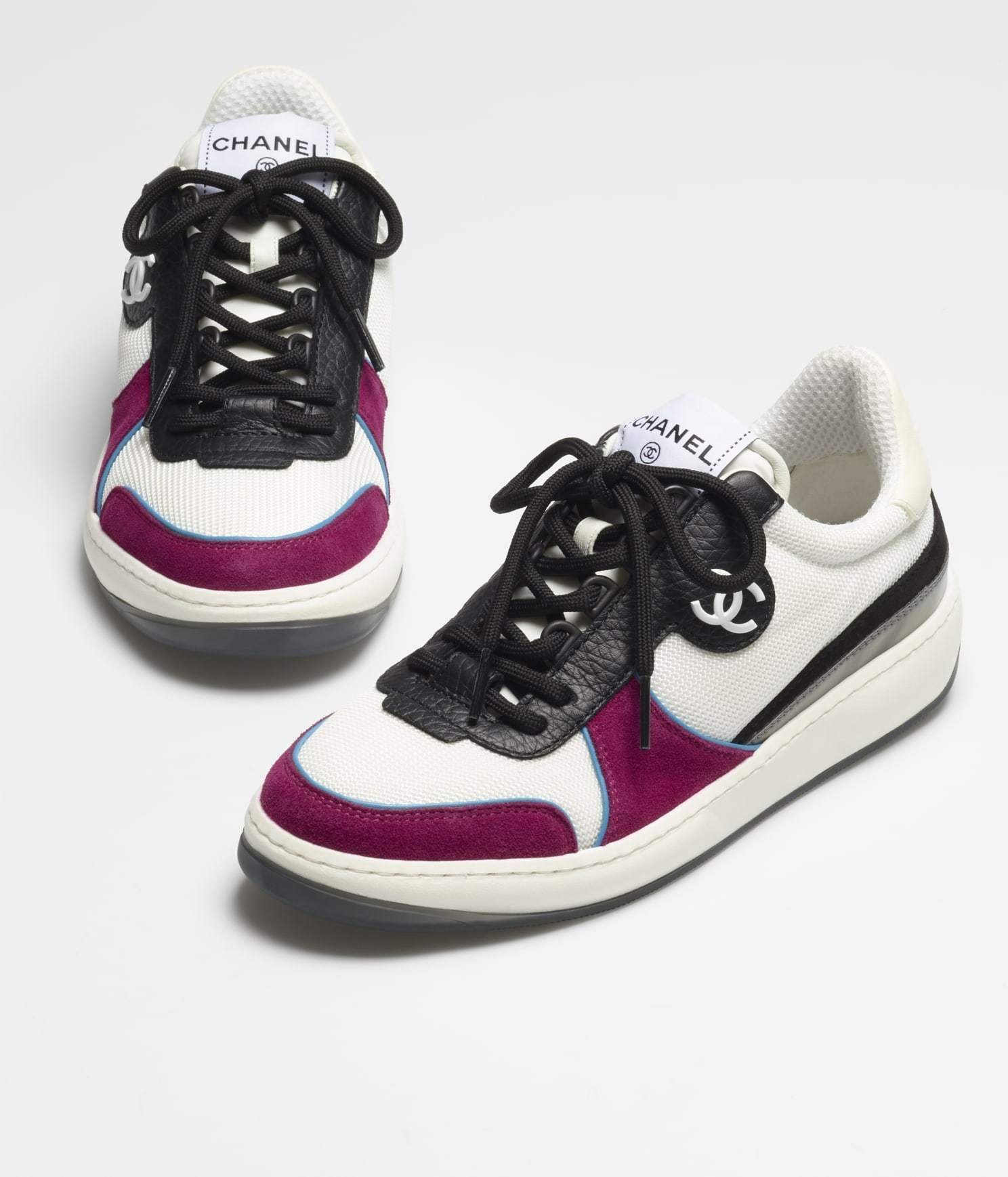 org-1.jpg Chanel Sneakers White/Rosy For Women, Women's Shoes - Image 1