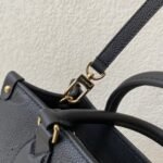 Louis Vuitton OnTheGo PM Tote Bag 9.8in/ 25cm Black Gold Hardware For Women M45653 - Image 7