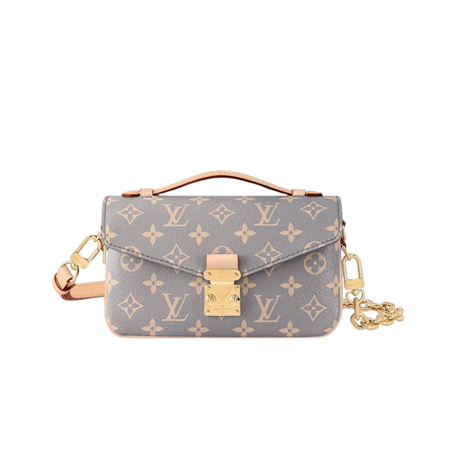 pochette-metis-trianon-grey.jpg Louis Vuitton Pochette Métis East West Trianon Grey For Women 22cm/8.5in - M12429 - Image 1