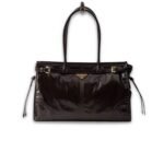 Prada Bonnie Large Handbag Bag Dark Brown 38cm/15in - 1BA433_2CYR_F01D6_V_MOO