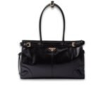 Prada Bonnie Large Handbag Bag Black 38cm/15in - 1BA433_2CYR_F0002_V_MOO