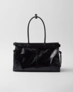 Prada Bonnie Large Handbag Bag Black 38cm/15in - 1BA433_2CYR_F0002_V_MOO - Image 4