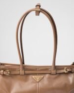 Prada Bonnie Medium Shoulder Bag 13in/ 32cm Cameo Gold Hardware 1BA426_2CYR_F0LT6_V_MOO - Image 8