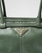 Prada Bonnie Medium Shoulder Bag 13in/ 32cm Sage Gold Hardware 1BA426_2CYR_F014J_V_MOO - Image 8