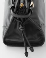 Prada Bonnie Medium Shoulder Bag 13in/ 32cm Black Gold Hardware 1BA426_2CYR_F0002_V_MOO - Image 9