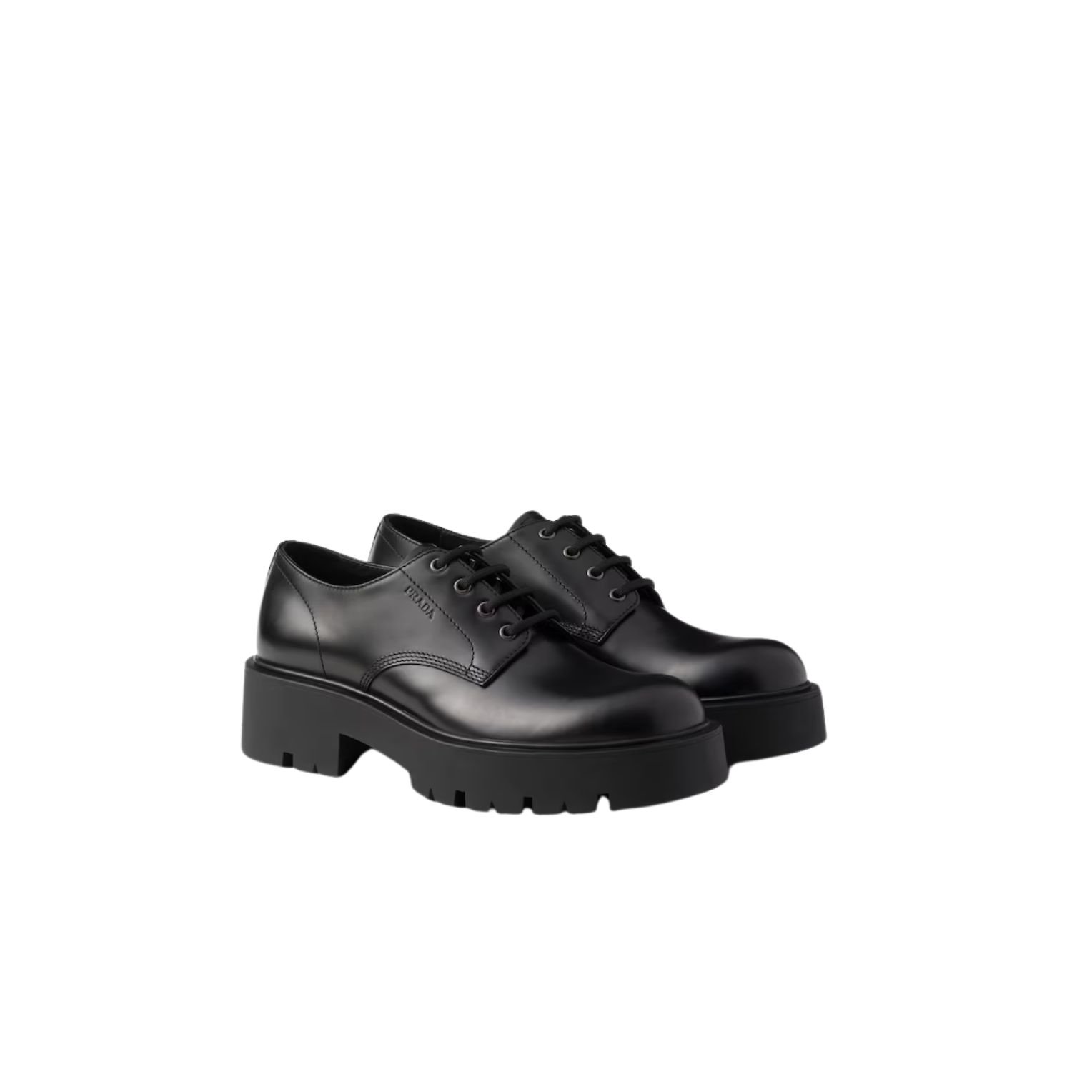 prada-brushes-derby-black.jpg Prada Brushed Derby Black For Men - 2EG460_B4L_F0002_F_G000 - Image 1