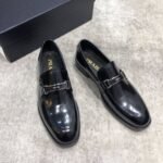 Prada Leather Loafer Black For Men - Image 2
