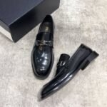 Prada Leather Loafer Black For Men - Image 5