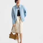 Prada Explore Large Shoulder Bag 12.6in/ 32cm Cinnamon Suede Gold Hardware For Women 1BC264_008_F0401_V_NOO - Image 2