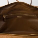 Prada Large Leather Top-Handle Bag Caramel For Men 13.4in/34cm 1BB128_2DKV_F03V8_V_ONO - Image 5
