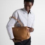 Prada Large Leather Top-Handle Bag Caramel For Men 13.4in/34cm 1BB128_2DKV_F03V8_V_ONO - Image 8