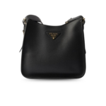 [True-to-ORIGINAL] Prada Medium Leather Bag Black For Women 11in/28cm 1BC073_2DKV_F0632_V_7NO