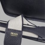 [True-to-ORIGINAL] Prada Medium Leather Bag Black For Women 11in/28cm 1BC073_2DKV_F0632_V_7NO - Image 6