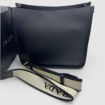 [True-to-ORIGINAL] Prada Medium Leather Bag Black For Women 11in/28cm 1BC073_2DKV_F0632_V_7NO - Image 7