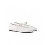 Prada Patent Leather Ballerinas White For Women 1F793N_H27_F0009_F_005
